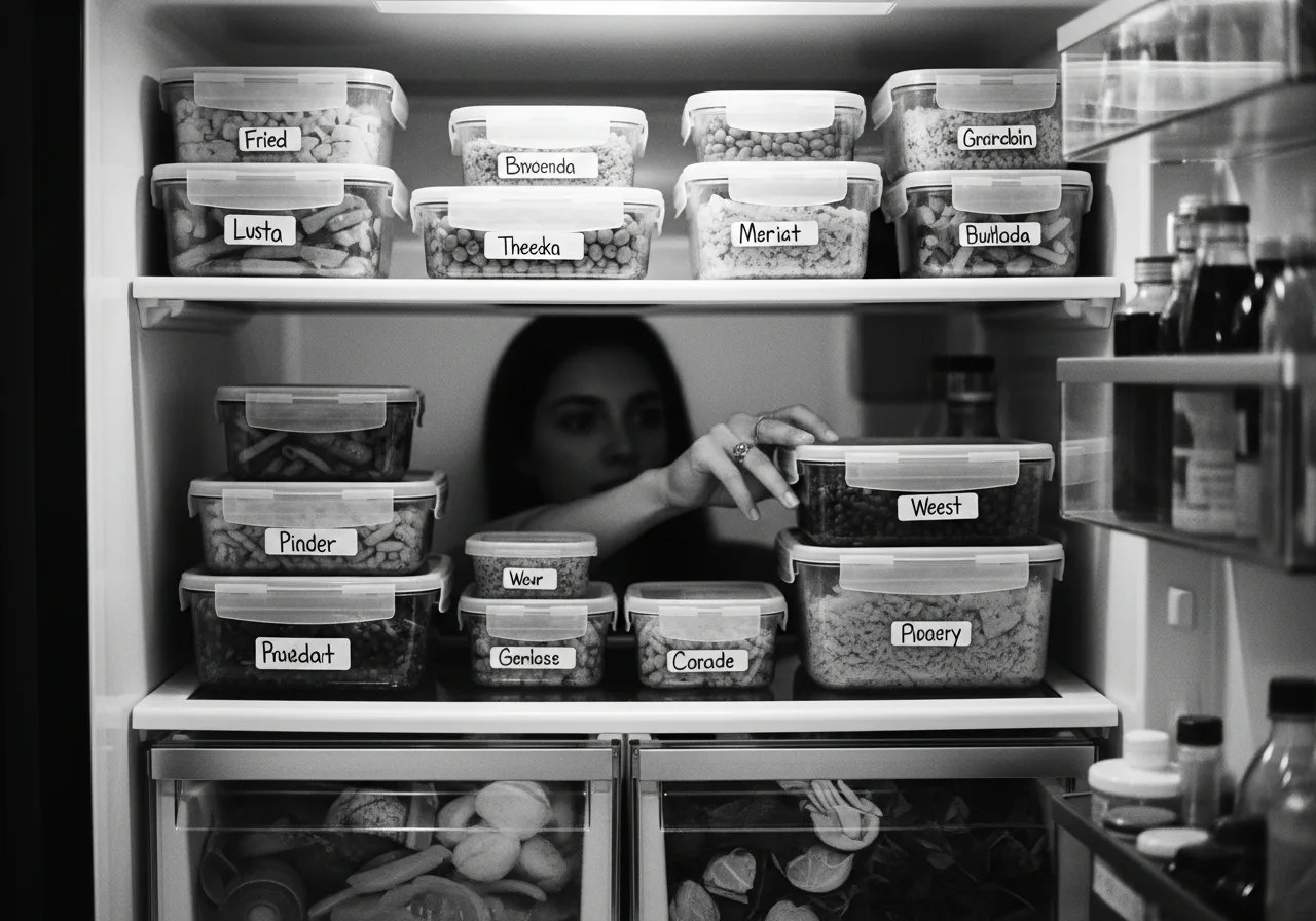 Tupers amb meal prep preparat per a esportistes: proteïna, hidrats i verdures
